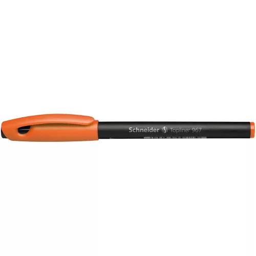 Rostirón, tűfilc 0,4mm, Schneider TopLiner 967 narancssárga