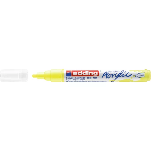 Akril marker 2-3mm, Edding 5100 neon citromsárga