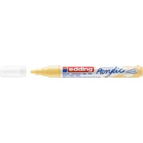 Akril marker 2-3mm, Edding 5100 pasztell sárga