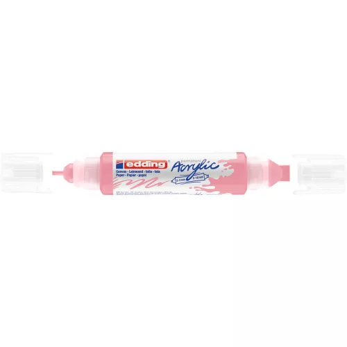 Akril marker 2-3mm, és 5-10mm, 3D kétvégű Edding 5400 mályva