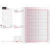 Határidőnapló 2day B/6, kétnapos beosztás + jegyzetlap magnólia Realsystem 2027.