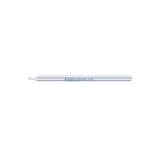 Golyóstoll 0,7mm, kupakos antibakteriális Ico Signetta, írásszín kék