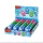Hegyező 1 lyukú radírral és porkefével 24 db/display Keyroad Rocky Docky vegyes színek