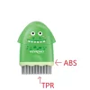 Hegyező 1 lyukú radírral és porkefével 24 db/display Keyroad Rocky Docky vegyes színek