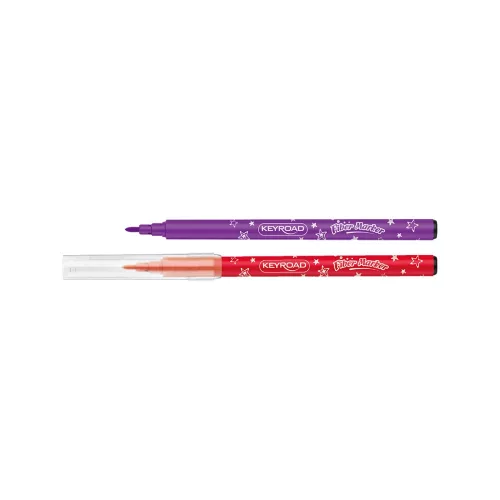 Rostirón, filctoll készlet 2 mm 12 db/bliszter Keyroad vegyes színek