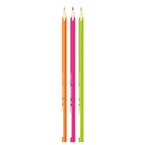 Színes ceruza készlet háromszögletű Keyroad Neon 6 klf. neon szín