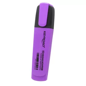   Szövegkiemelő vágott hegyű, lapos test Keyroad Fluo neon lila