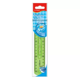 Vonalzó 15 cm, flexibilis Keyroad Flex Draw vegyes színek