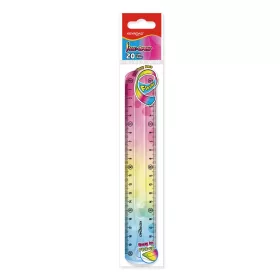 Vonalzó 20 cm, flexibilis Keyroad Flex Draw színátmenetes