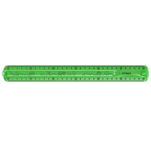 Vonalzó 30 cm, flexibilis Keyroad Flex Draw vegyes színek
