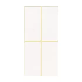 Etikett címke, 40x80mm, 15 lap, 4 címke/lap