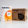 Másolópapír A4, 80g, újrahasznosított ISO 70 fehérségű Saveco Orange Label 500ív/csomag