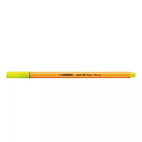 Rostirón, tűfilc 0,4mm, STABILO Point 88 neon sárga