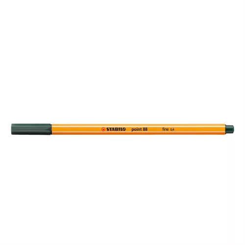 Rostirón, tűfilc 0,4mm, STABILO Point 88 sötétzöld