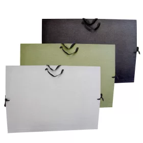   Rajztábla tartó, rajzlaptartó A4, méret műbőr , szalagfüles Bluering® prémium
