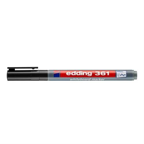 Táblamarker 1mm, kerek Edding 361 fekete