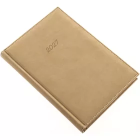   Határidőnapló Bolero A/5, napi krémszínű lapokkal drapp Realsystem 2027.