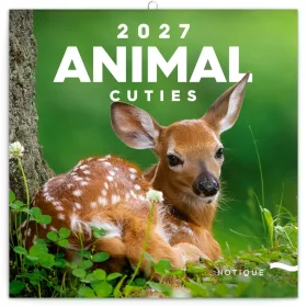   Falinaptár képes lemeznaptár 300x300mm, Animal Cuties Realsystem 2027.