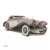 Falinaptár képes lemeznaptár 300x300mm, Classic Cars Realsystem 2027.