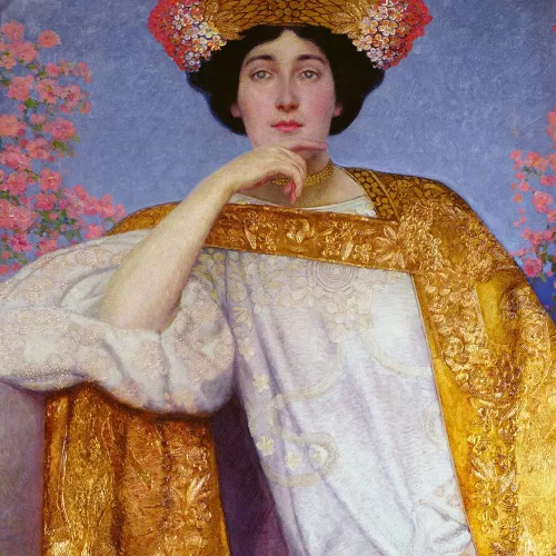Falinaptár képes lemeznaptár 300x300mm, Gustav Klimt Realsystem 2027.