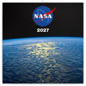   Falinaptár képes lemeznaptár 300x300mm, NASA Realsystem 2027.