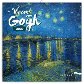   Falinaptár képes lemeznaptár 300x300mm, Vincent van Gogh Realsystem 2027.