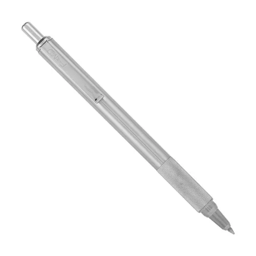 Golyóstoll 0,7mm, fém test, Zebra F-xMD, írásszín kék