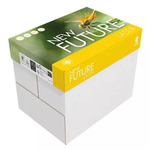Másolópapír A4, 80g, New Future Laser Copy, CIE 150 fehérség, 500ív/csomag