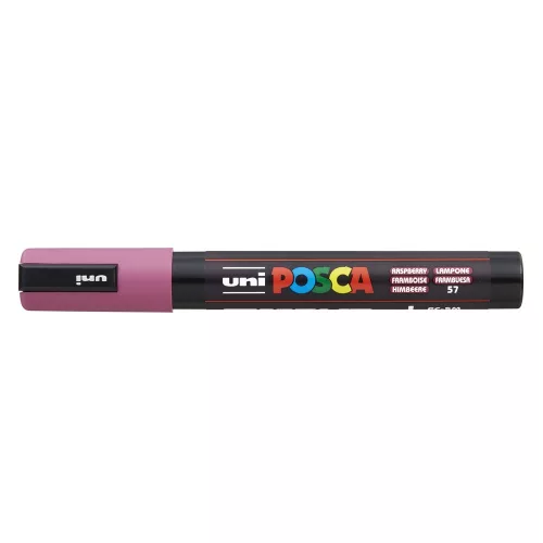 Dekormarker 1,8-2,5mm, Uni Posca PC-5M málna
