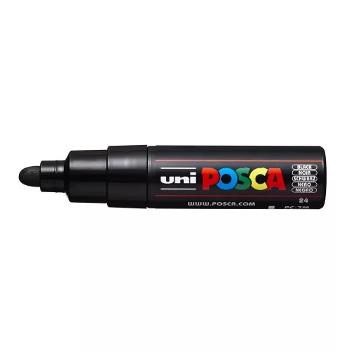 Dekormarker 4,5-5,5mm, Uni Posca PC-7M fekete