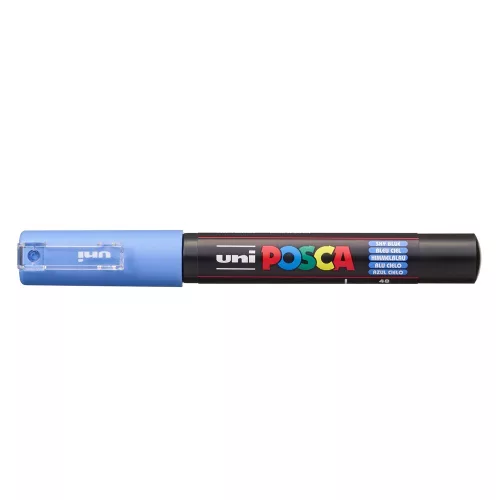 Dekormarker 0,7-1mm, Uni Posca PC-1M égszínkék