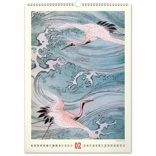 Falinaptár képes  330×460mm Vintage Posters-Japanese art Realsystem 2027.
