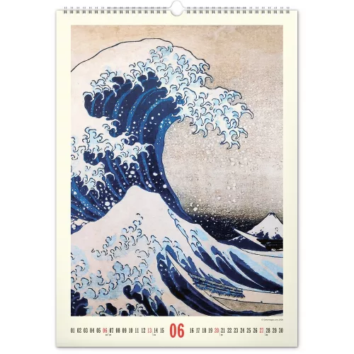 Falinaptár képes  330×460mm Vintage Posters-Japanese art Realsystem 2027.