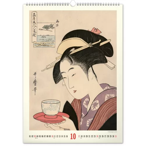 Falinaptár képes  330×460mm Vintage Posters-Japanese art Realsystem 2027.