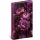 Határidőnapló mágnessel záródó, heti, fehér lapokkal Purple Flowers 130x210 mm, Presco