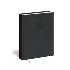   Határidőnapló 2day B/6, kétnapos beosztás + jegyzetlap zöld Realsystem 2027.