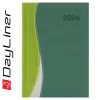 Határidőnapló Dubai A5 heti, fehér lapokkal zöld-zöld Dayliner 2027.