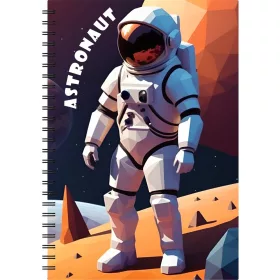   Határidőnapló InSpiral A5 heti, fehér lapokkal Astronaut Dayliner 2027.