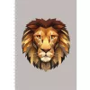 Határidőnapló InSpiral A5 heti, fehér lapokkal Lion Dayliner 2026.