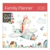 Falinaptár képes 300 x 300 mm, fehér lapokkal Family Planner Dayliner 2027.