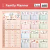 Falinaptár képes 300 x 300 mm, fehér lapokkal Family Planner Dayliner 2027.