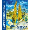 Falinaptár képes 450 × 520 mm, fehér lapokkal Impressionism Dayliner 2027.