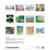 Falinaptár képes 450 × 520 mm, fehér lapokkal Impressionism Dayliner 2027.