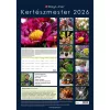 Falinaptár képes 340 × 485 mm, fehér lapokkal Kertészmester Dayliner 2027.