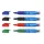 Táblamarker 3mm, kerek, cserélhető betétes, Bluering®, 4 klf. szín