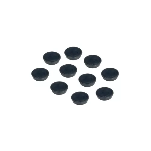 Mágnes 24mm, erősség: 300 g. HM20 10 Franken 10 db/csomag, fekete 