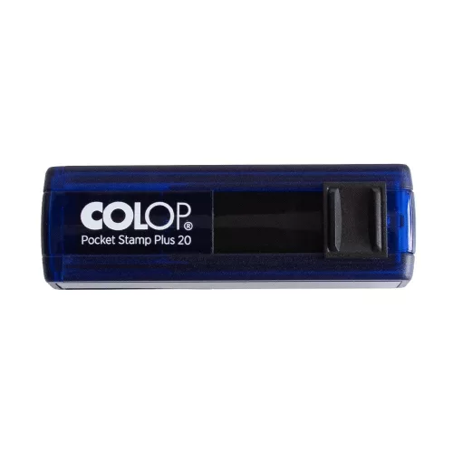 Bélyegző Printer Colop Pocket Stamp Plus 20 kék  ház/ kék párna
