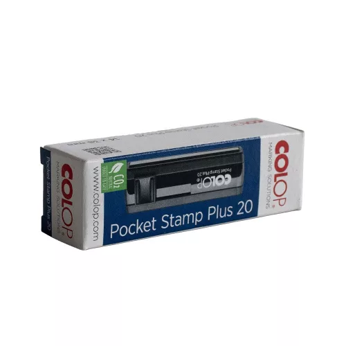 Bélyegző Printer Colop Pocket Stamp Plus 20 kék  ház/ kék párna
