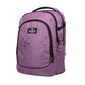 Iskolatáska ergonómiai, lányos Purple splash by Walker