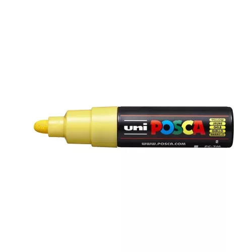 Dekormarker 4,5-5,5mm, Uni-Posca PC-7M sárga